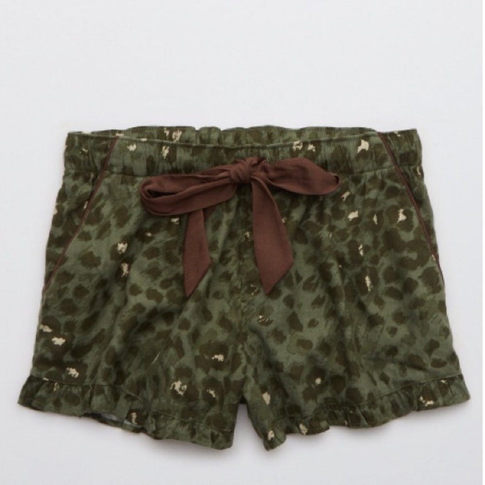 Women's Leopard Print Sleep Shorts